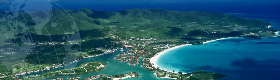 Jolly Harbour, Antigua – Aerial Photo by David Stanley