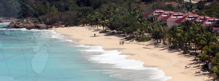 Beach scene with other elements - decorate - slide