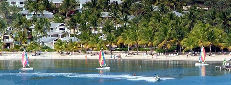 Beach scene with other elements - decorate - slide